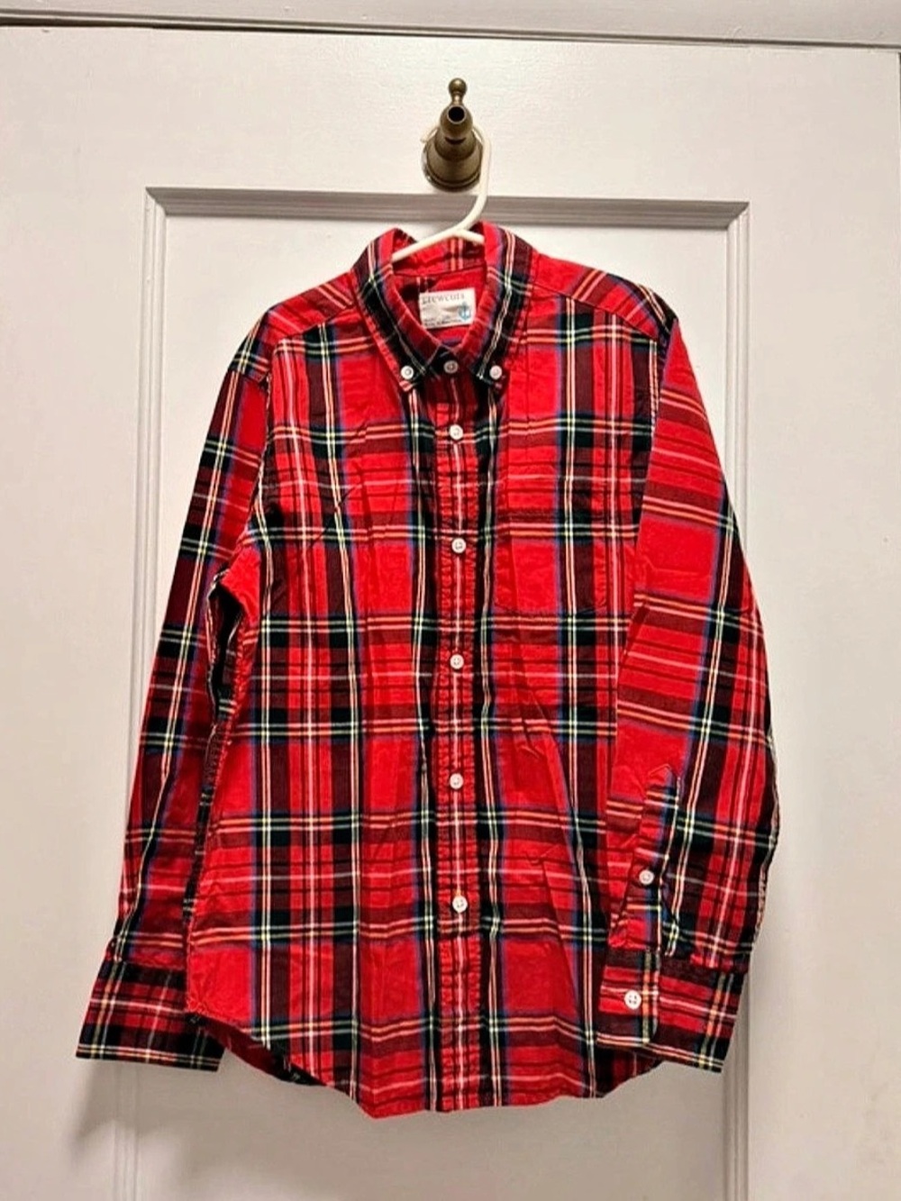 Crewcuts Boys Size 10 Plaid Button Down Shirt Like New